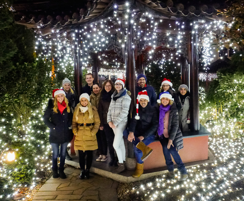 Tem mit Nikolausmützen - Phantasialand 2016