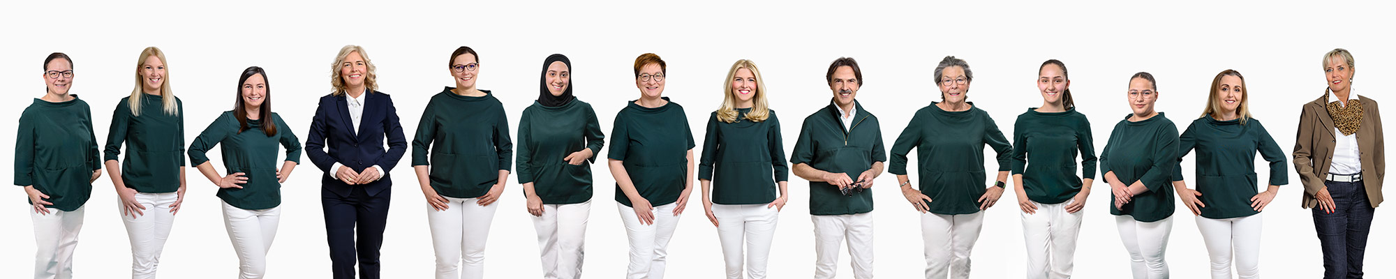 Gruppenbild Team der Praxis Guntermann 2026